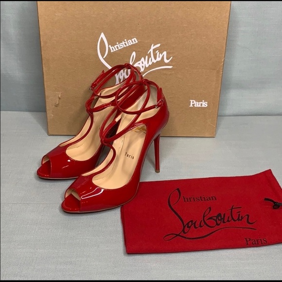 Christian Louboutin Talitha Red Patent Leather - Picture 4 of 8